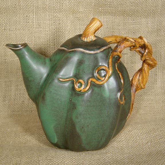 FIREWORKS POTTERY TEAPOT VASE