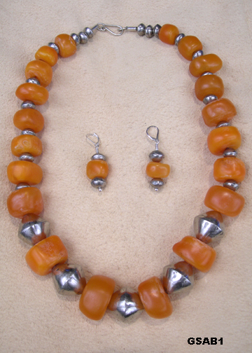 AFRICAN AMBER AND AFRICAN SILVER