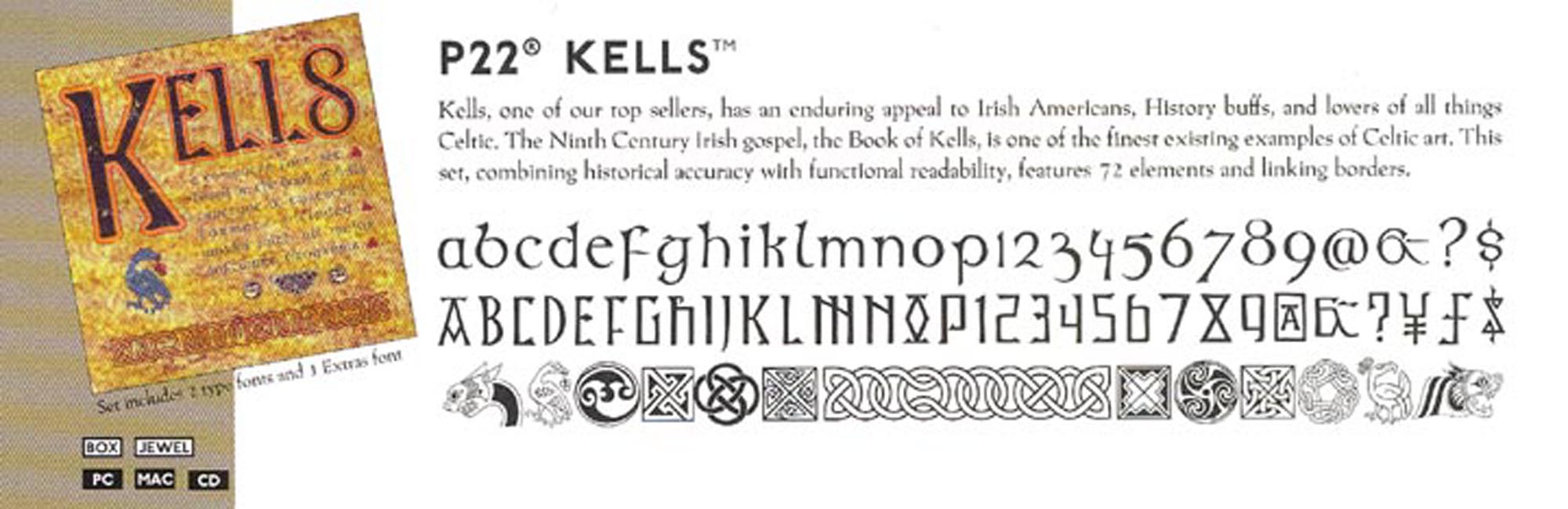 KELLS CELTIC FONT