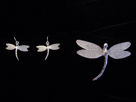 PEWTER DRAGONFLY JEWELLERY
