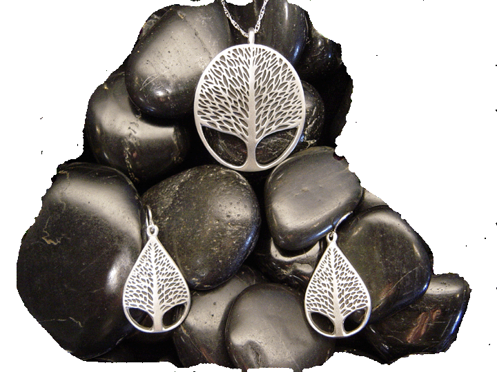 PEWTER TREE OF LIFE JEWELLERY