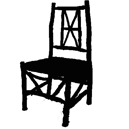 RUSTIC ADIRONDACK ARTS AND CRAFTS MOUNTAIN CHAIRS