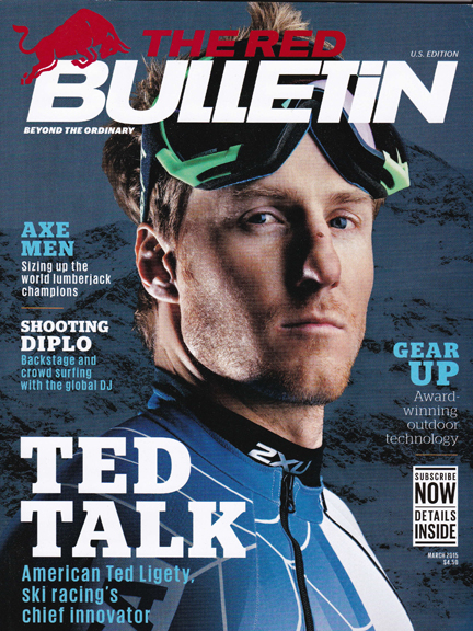 TED LIGETY RED BULLETIN COVER