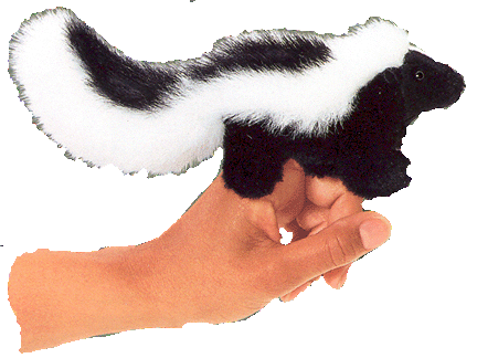 SKUNK PUPPET