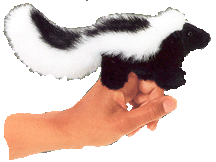 SKUNK FINGER PUPPET