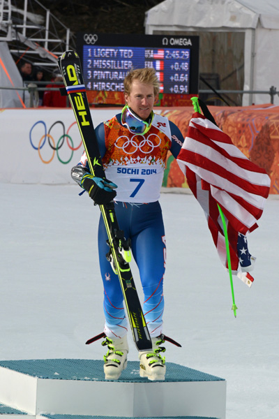 TED LIGETY WINS OLYMPIC GOLD GIANT SLALOM