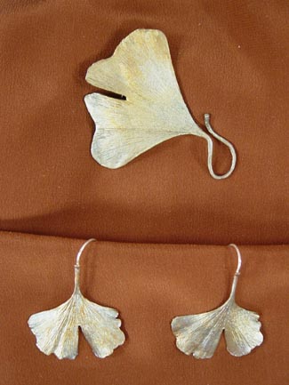 GINKGO BRONZE JEWELRY