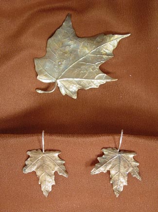 MAPLE LEAF BRONZE JEWELRY