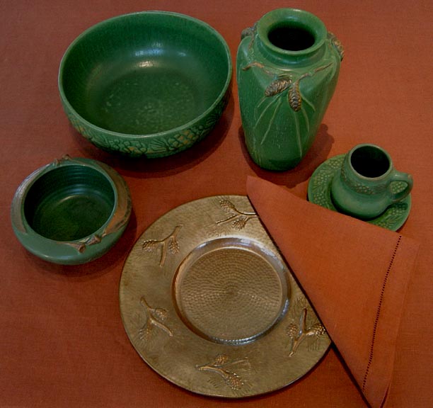 TERRACOTTA LINEN TABLECLOTH