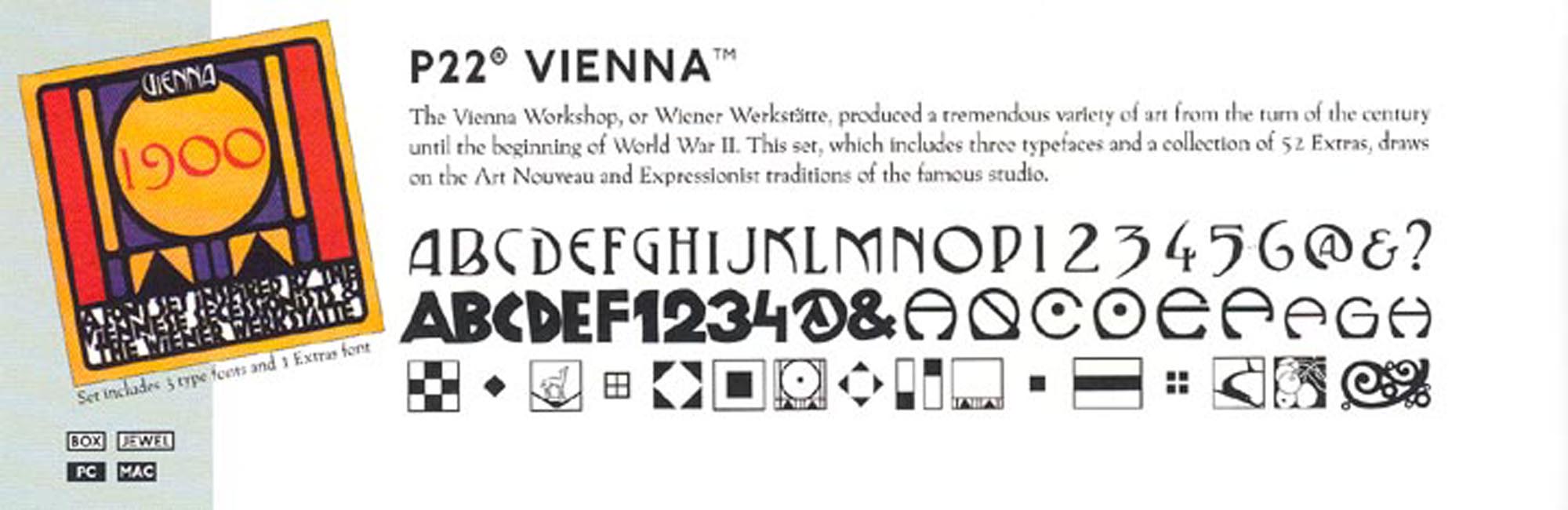 VIENNA 1900 FONT