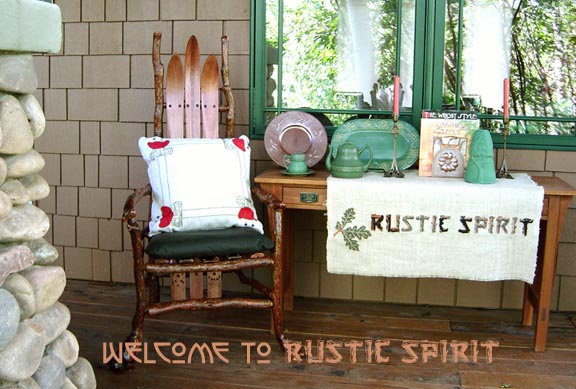 RUSTIC SPIRIT-ARTS AND CRAFTS PERIOD AND ADIRONDACK HOME DECORATING