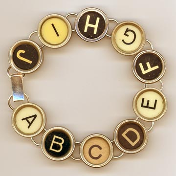 TYPEWRITER ABC BRACELET