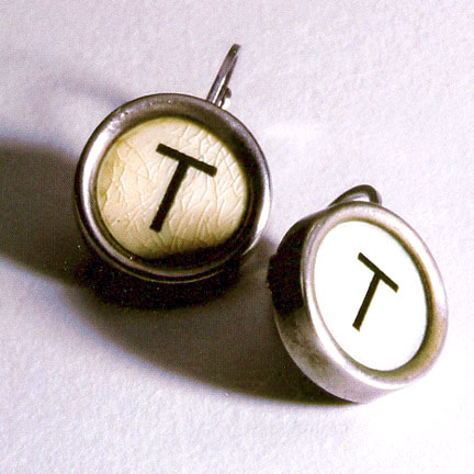 TYPEWRITER EARRINGS